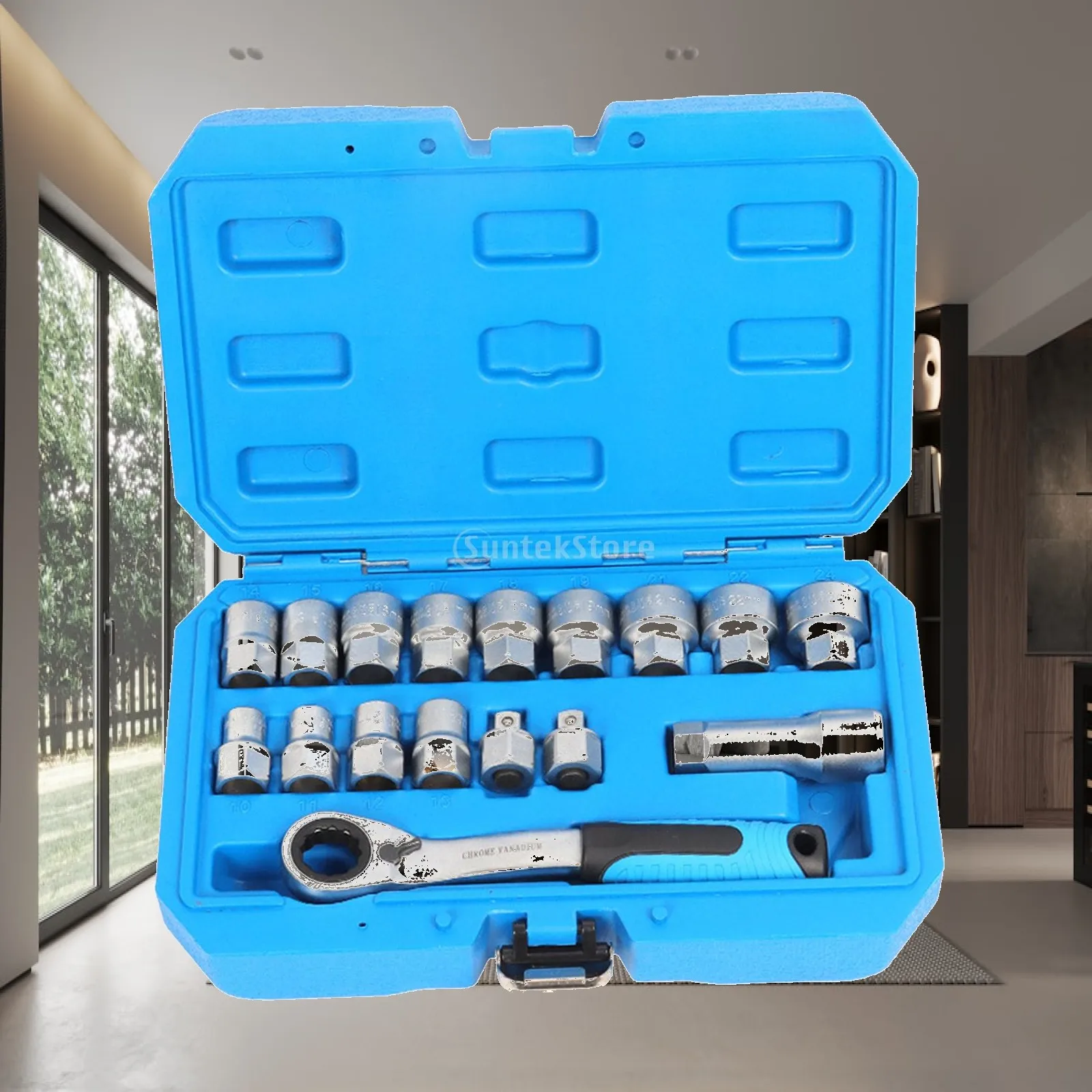 jeu-complet-de-cles-a-cliquet-avec-adaptateur-de-douille-pour-outils-mecaniques-automobiles-velo-et-kit-d'outils-de-garage-domestique