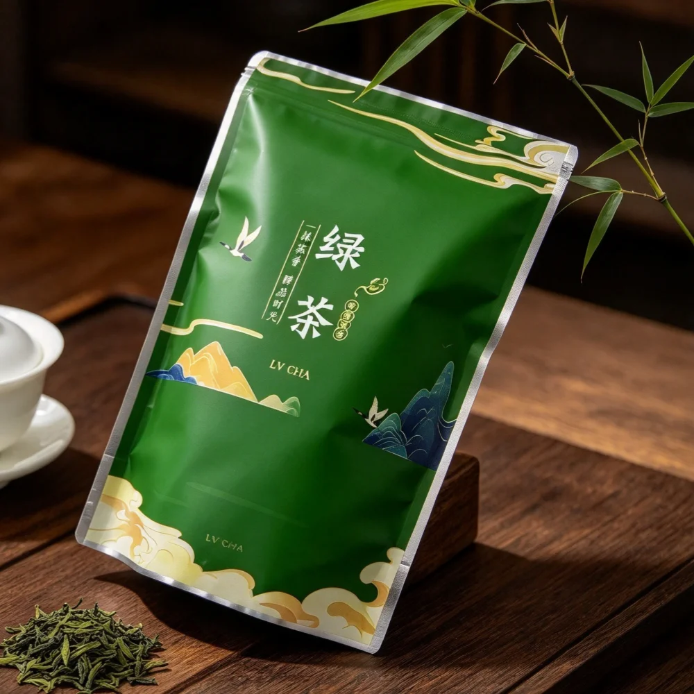 250g Jin Jun Mei tea Zipper Bag pu erh JinJunMei tea Seal bag Qi Men Gongmei Maojian Dragon Well Mao Jian Green tea Packing Bag