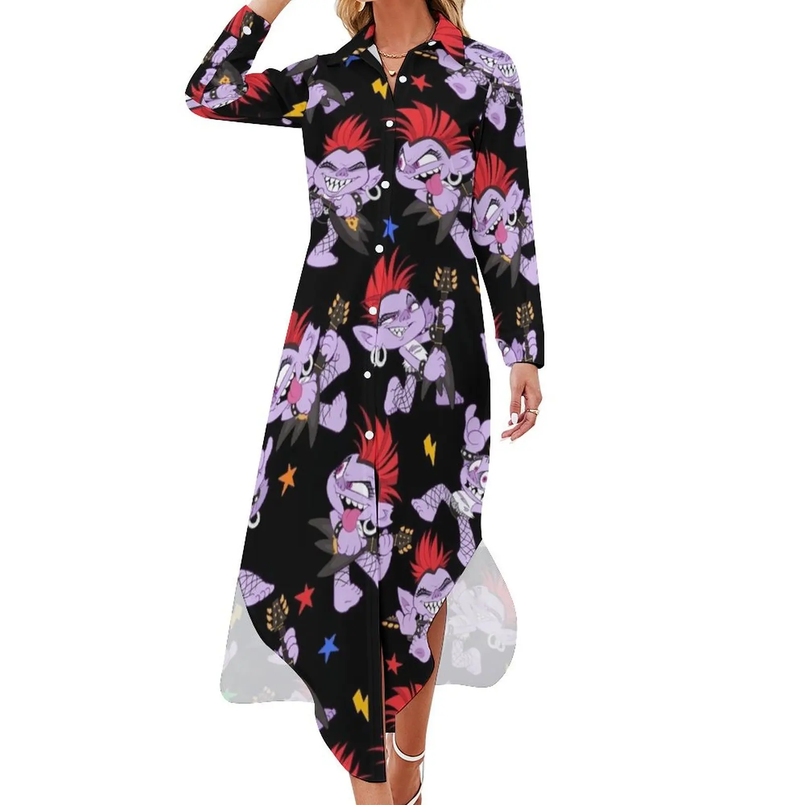 

Queen Barb Forever! Long Sleeved Shirt Dress women's evening dresses 2024 birthday dress elegant dresses for women