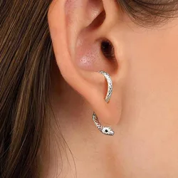 Animal Shaped Ear Studs Exquisite Gothic Snake Earrings Vintage Fashion Punk Hook Earring Personality Women Jewelry Accessories