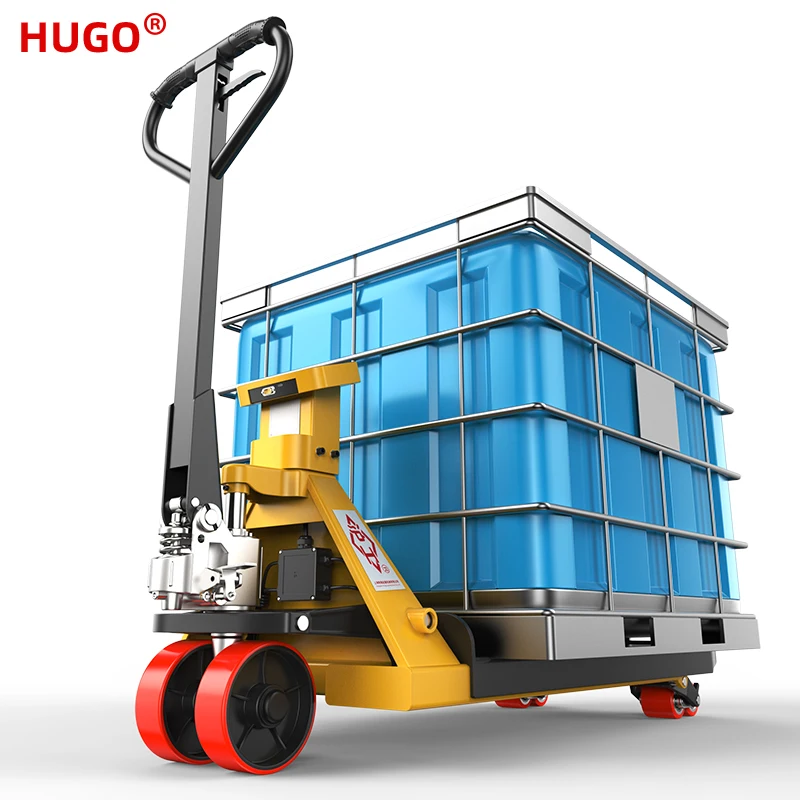 Hydraulic lift forklift hand manual hydraulic pallet truck with scale