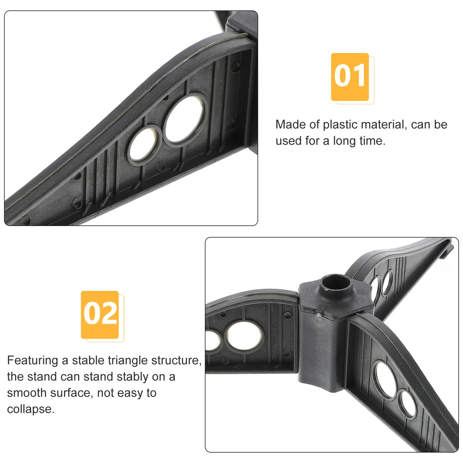 

Plastic Xmas Tree Stand Sturdy Detachable Artificial Base Holder Support Rack for Christmas Wedding Party Home Decoration