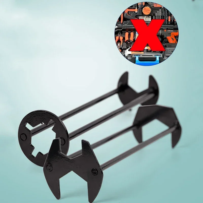 أداة الإصلاح المنزلية السباكة المسايل بالوعة وجع بالوعة صنبور مفتاح أنبوبة سباكة أربعة مخلب مسدس وجع الحمام أداة مفتاح الربط مجموعة