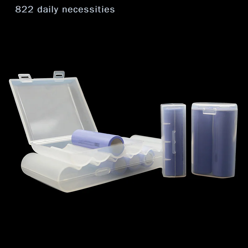 1/3PCS 1 Section/2 Section/4 Section/8 Section 21700 Battery Anti Fall Protection Box 21700 Battery PP Plastic Storage Box