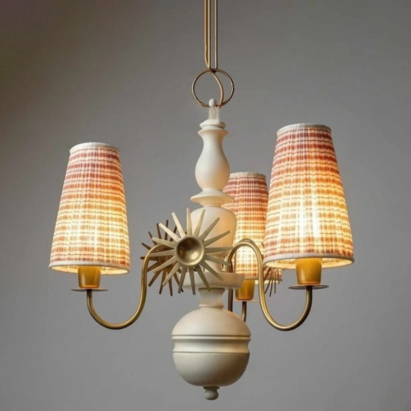 Denmark Vintage Style Iron Chandeliers for Restaurant Homestay Designer Lighting Pottery Jar Home Accessories Suspension Lamps