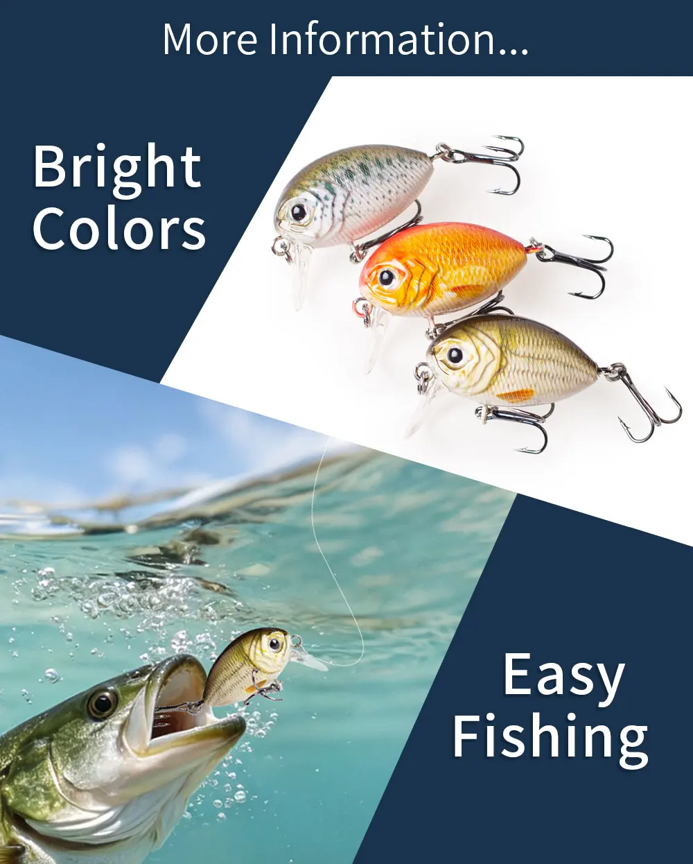 Mini-Crankbait 40mm 4g Schwimmender Micro-Wobbler Geräuscharme Angelköder für Süßwasser Harte Künstliche Minnow-Bass-Köder – Detail 8