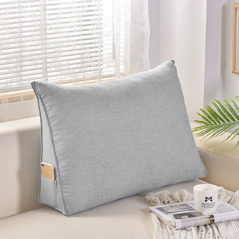 

Треугольная подушка для кровати Dormi Bed Cuion, мягкая подушка для спальни с поддержкой поясницы, для дивана, для одного человека, поясничная подушка