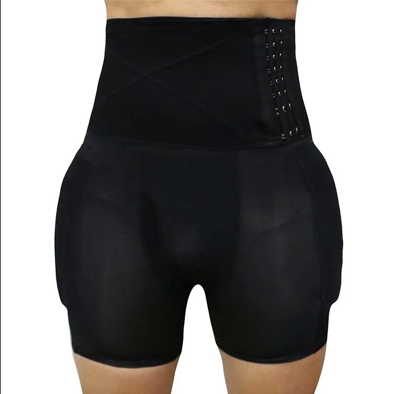 Aismz Fitness Slimming Belt Sheath Belly Tummy Control Thigh Shapewear Hook Waist Men\'s Padded Underwear Butt Lifter Underwear