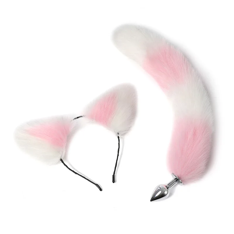 

Cat Tail Anal Plug with Hairpin Bdsm Toy Flirting Metal Butt Plug Tail Sex Toys for Woman Man Couples Cosplay Adult Game Shop