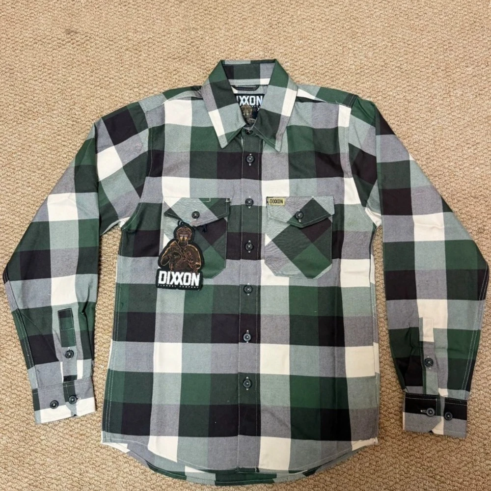 Мужская фланелевая рубашка Dix – обзор и цена Flannel Plaid Shirt Heavy Weight