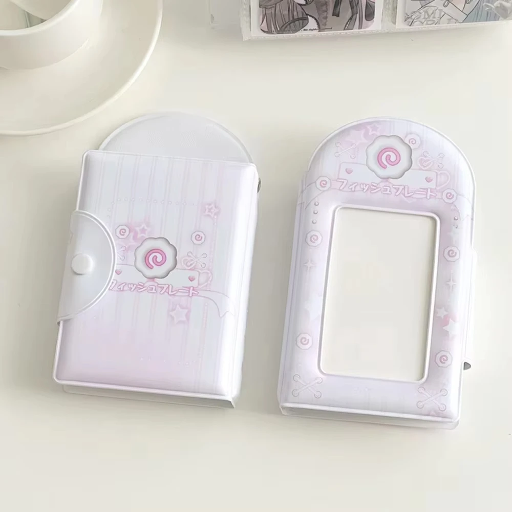 Photocard Holder Binders Album 3 Inch Photo Album With 32-Pockets Small Photo Card Collection Photo Card Holder