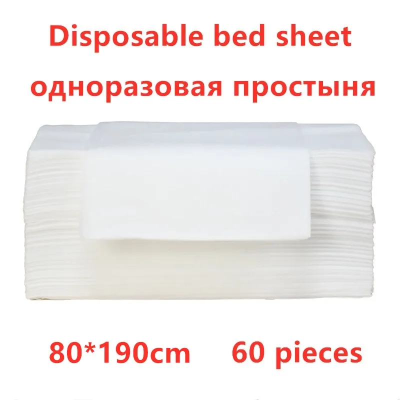 

60 Pcs Non-woven Fabric Hole Disposable Bed Sheet Foot Massage Sauna Beauty Nursing Salon Spa Travel Sheet Oil And Water Proof