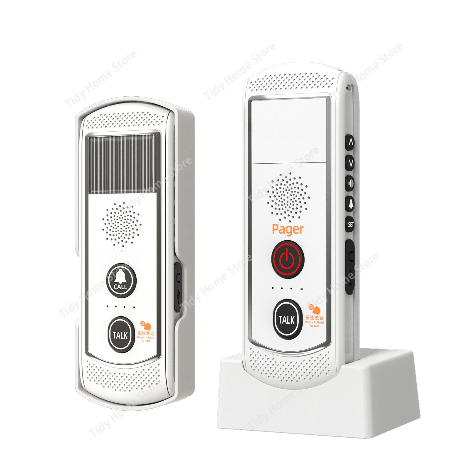 

Solar Wireless Intercom Doorbell Long-Distance Building Through The Wall Non-Visual Intercom Doorbell