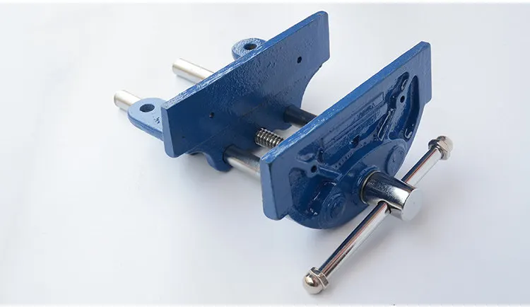 Huli 8 Inch 200mm Heavy Duty Cast Iron Woodworking Vise | Multipurpose Bench Clamp for Wood Board