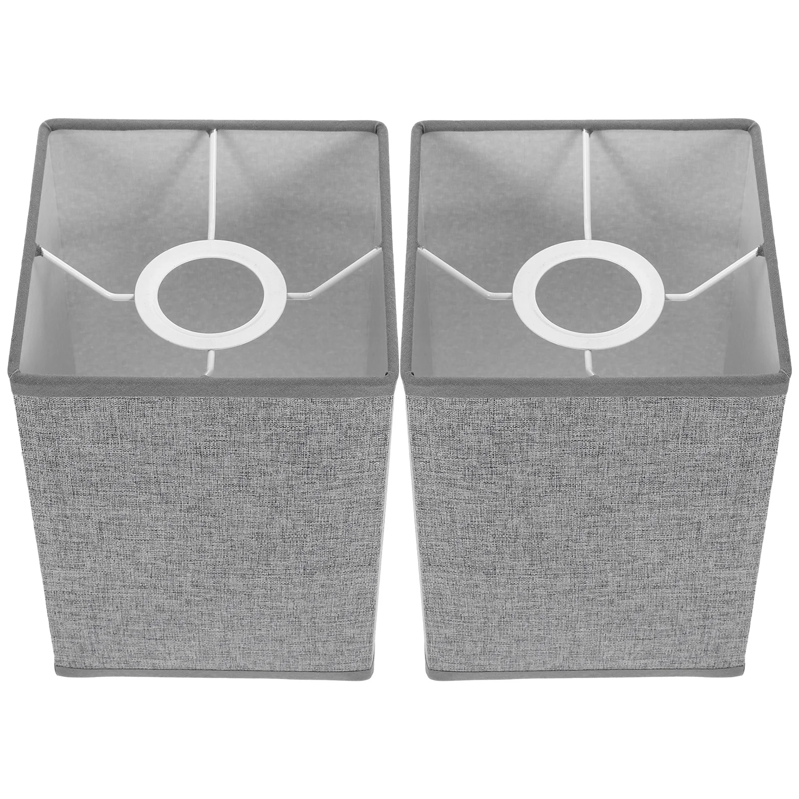 2 قطعة عاكس الضوء مربع المنزل غطاء خفيف النسيج الجدول مكتب الكتان الظل استبدال الغبار برهان عيون لينة واقية غرفة الدراسة