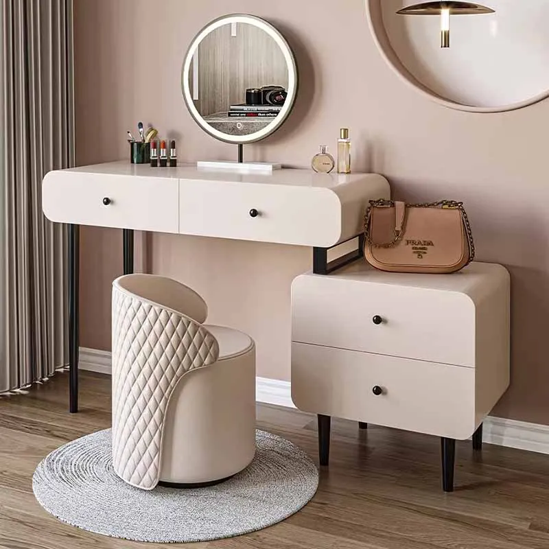 

Luxury Organizer Dressing Table Vanity Drawer Multifunction Comfortable Dressers Jewelry Cabinet Meuble De Chambre Furniture