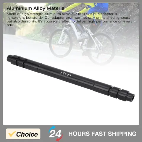 12mm ~ 9mm 스루 액슬 허브 어댑터 알루미늄 합금 간단한 설치 산악 도로 사이클 액세서리용 내구성이 뛰어난 고품질