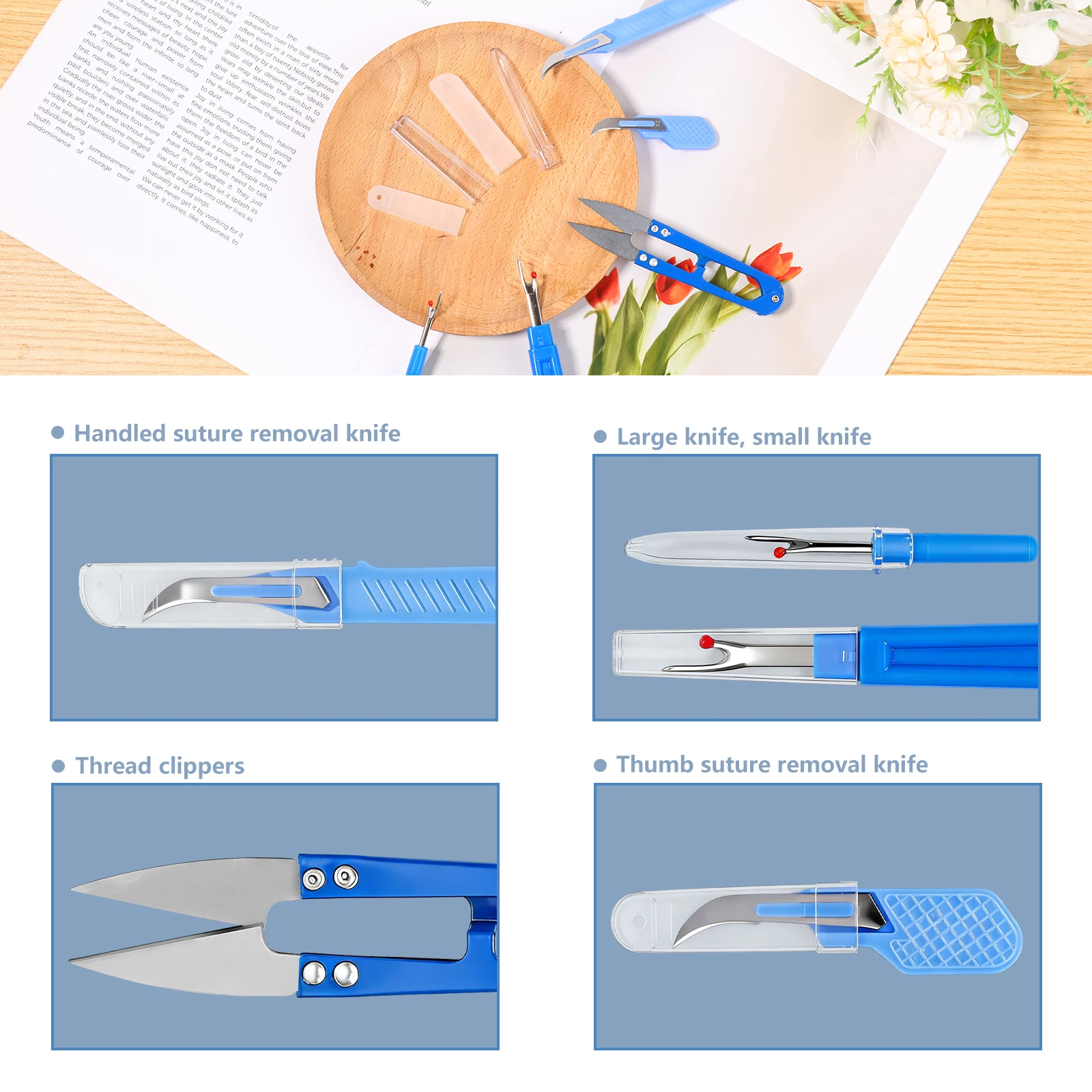 Seam Thread Remover Kit for Quilting and Sewing