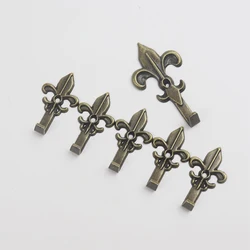 10pcs Vintage Coat Hooks with Screws Wall Mounted Antique Hook Door Robe Clothes Towel Keys Hangers For Bathroom Kitchen