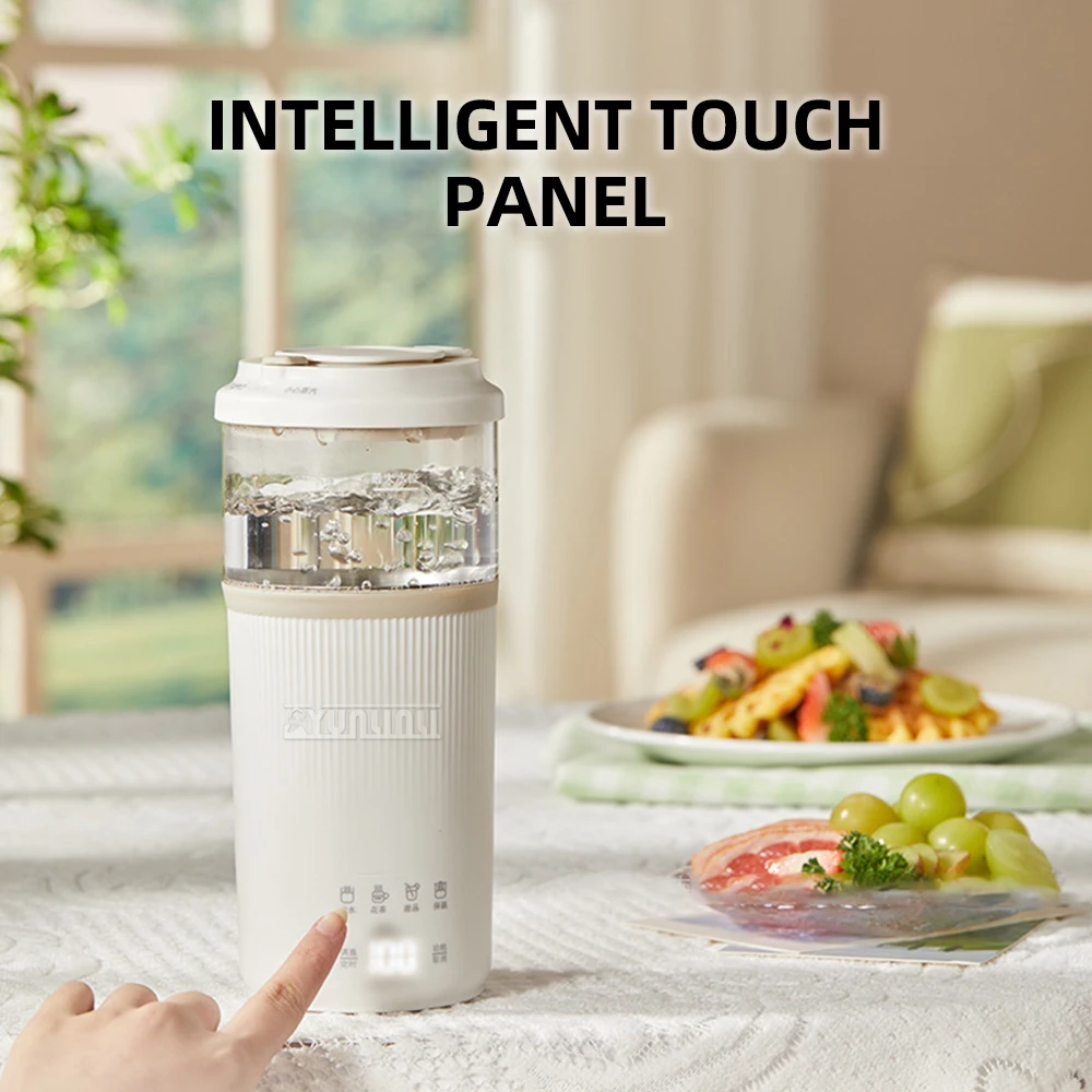 

Portable Travel Electric Kettle 500ml Water Bottle Compact Wellness Cup Multifunctional Bottle