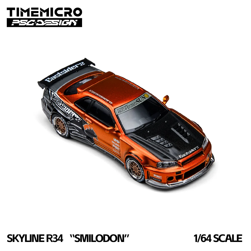 Model Kit R34 - TimeMicro1:64 R34 Eastsiderz Tribute Modellino Auto