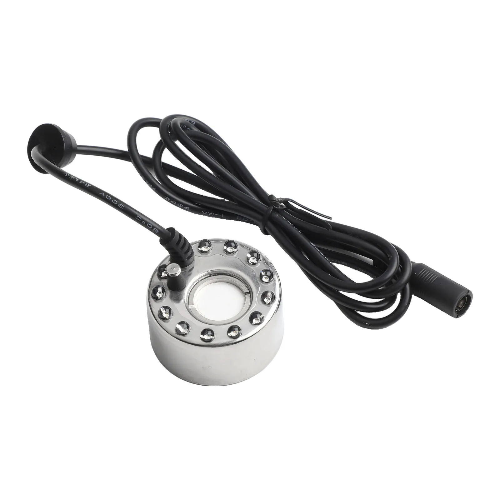 Humidifier Fog Maker Stainless Steel 350ml/h Atomizer 12led Lights For Fountains Landscape Fog Self-protection