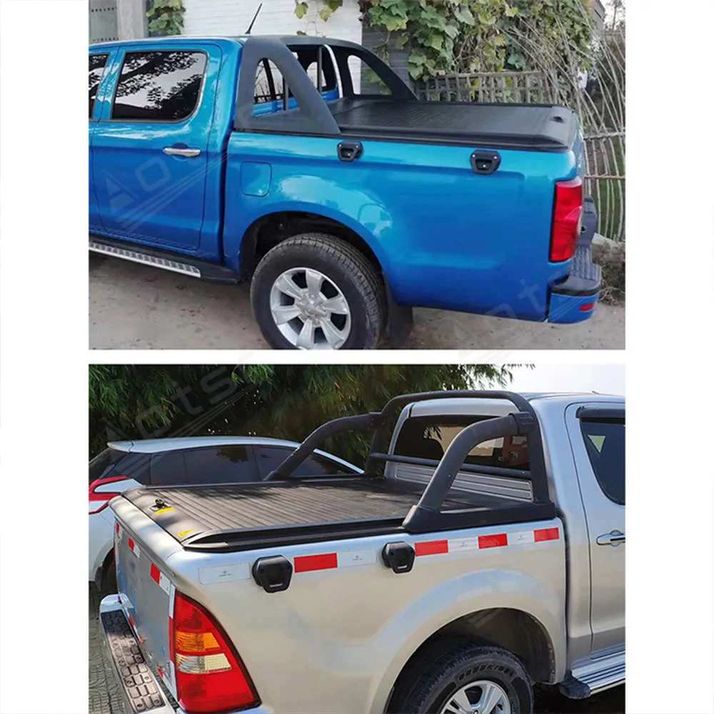 

Car Trunk Lids For Foton Tunland Saupu Tuoluer Yutu9 Pickup Bed Tonneau Cover Retractable Roller Shutter Tail Box Cover Electric