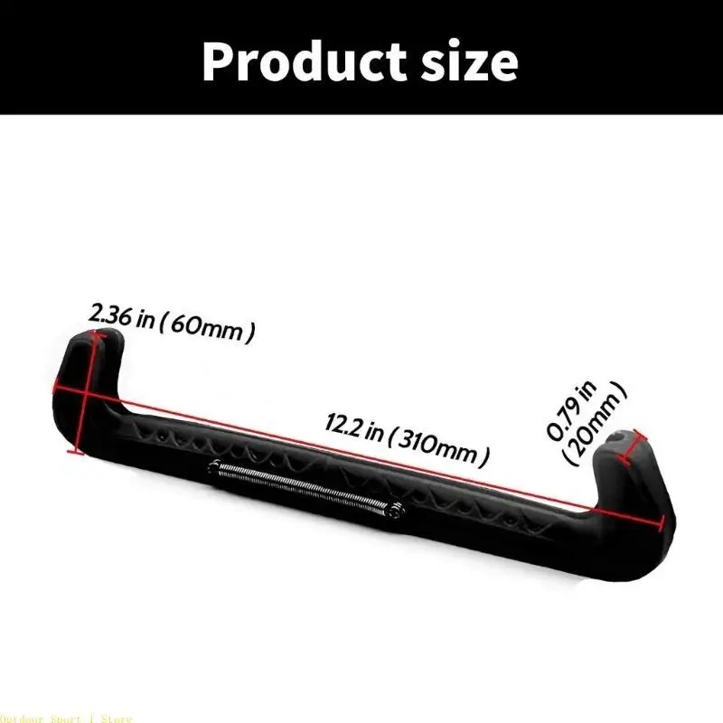 

A0KA Хоккейные фигурки, чехлы для лезвий коньков, защита для катания на коньках, регулируемая защита для коньков, эластичные для