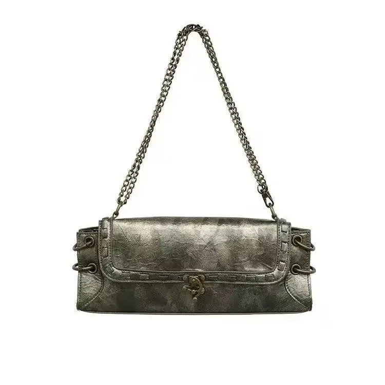 Miyagawa Vintage subkultura klamra antyczna miedź złota torba pod pachę/torba crossbody modne pikantne dziewczęce Y2k torby damskie