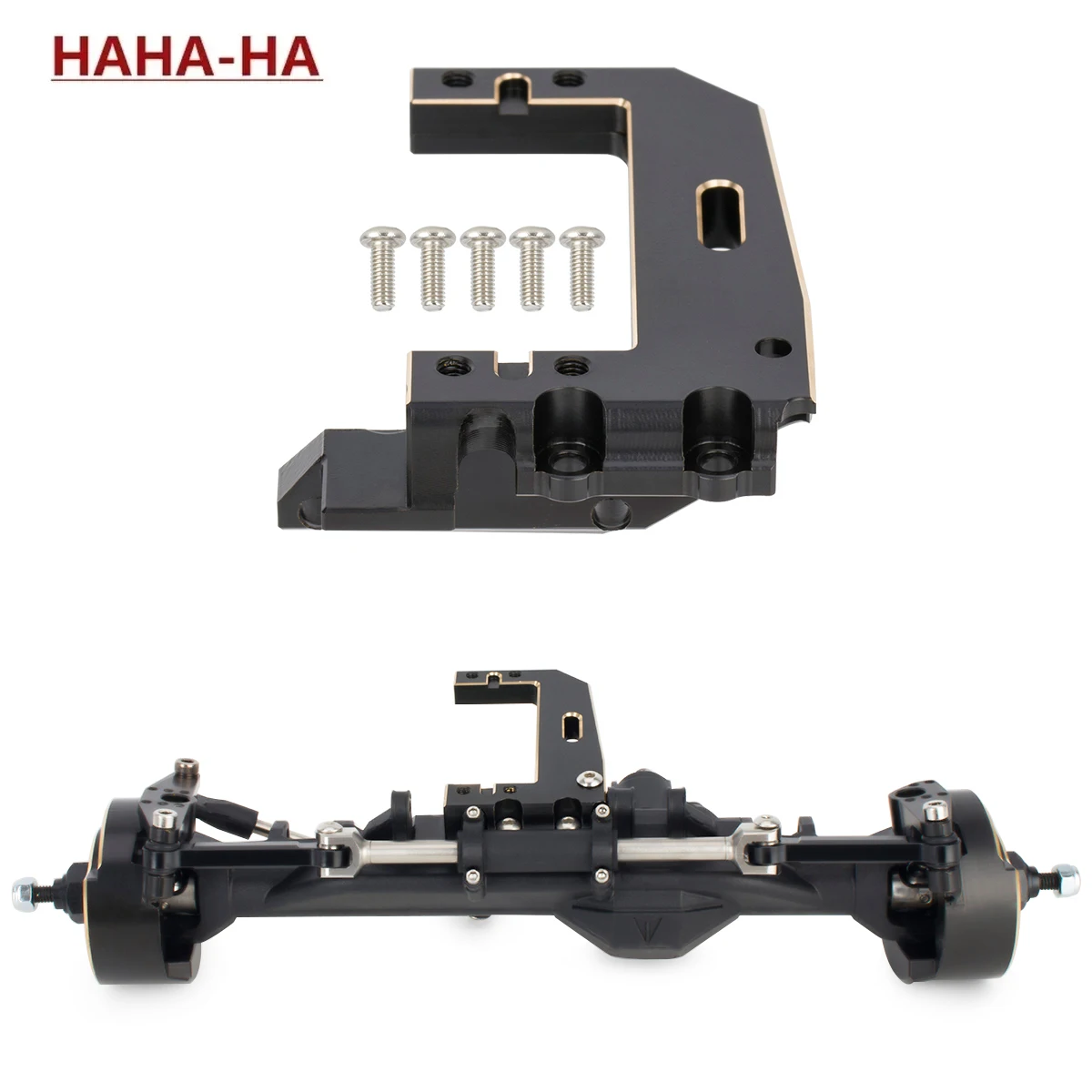 

Сверхмощный черный латунный кронштейн для сервопривода с ЧПУ для 1/10 RC Crawler Vanquish H10 Optic Sparco Yokohama RTR, детали для обновлений