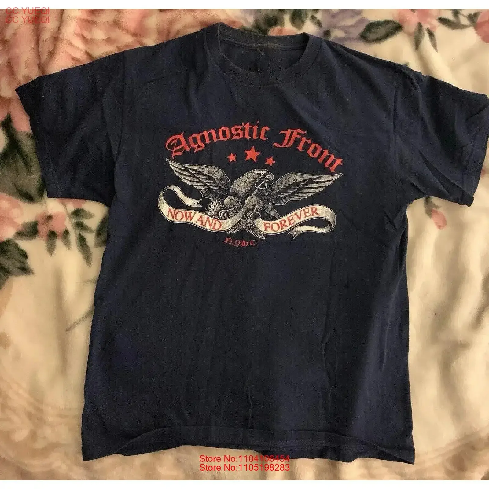 

Agnostic Front New York City Cotton T Shirt AdulT All Size ZL627 vintage Washed Versatile Casual Breathable Stylish streetwear