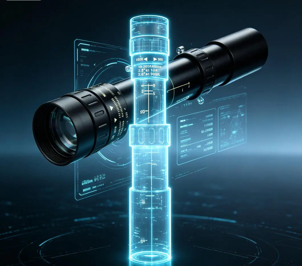 10-300x40 continuous zoom metal monocular. HD high magnification, supports mobile phone photography & low-light night vision.