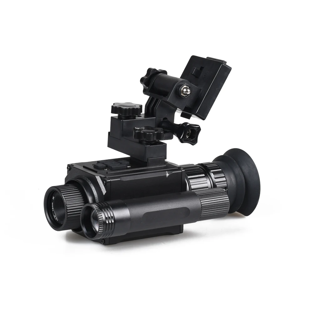 Gafas visión nocturna NVG para caza con cámara y adaptador casco - imagen 5