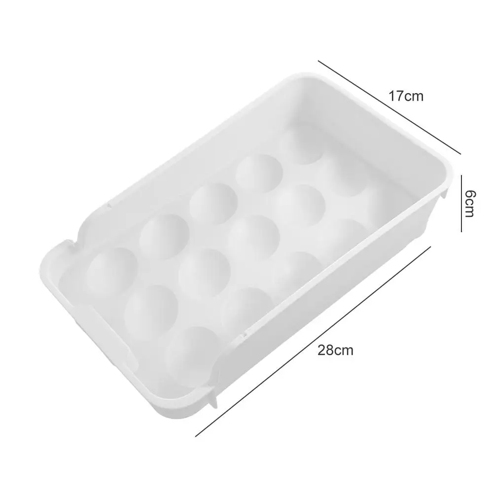 Supplies Anti-Collision Egg Holder Organizer Case Storage Case 15 Grid Egg Box Storage Container Fresh-Keeping Box Egg Tray