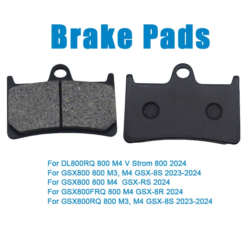 

For Suzuki GSX800FRQ GSX-8R 2024 M4 DL800RQ V Strom Motorcycle Front Brake Pads Enhanced Stopping Power