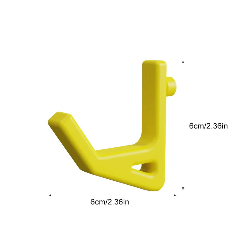 2Pcs Universal Hooks For Shelving With 10.3mm Hole Spacing Storage Hooks Garage Auxiliary Hooks Shelf Fittings Support Hooks