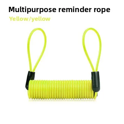 1,2 m Fahrrad Frühling Kabel Anti-diebstahl Lock Seil Alarm Disc Lock Fahrrad Sicherheit Erinnerung Motorrad Anti-diebstahl Schutz 120-150 cm