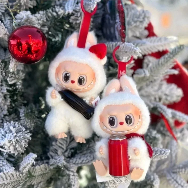 

New Hot The Monsters Labubu Cola Series Model Doll Labubu Action Figure Keychain Pendant Bag Decoration Birthday Gifts