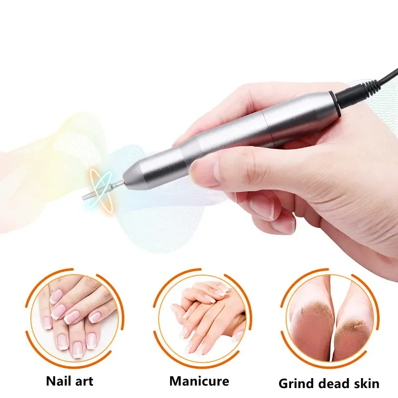 Exfoliating Nail Care Nail Drill Machine Electric Manicure Milling Cutter Set Gel Polish Remover Tools Foot Sharpener Nail File