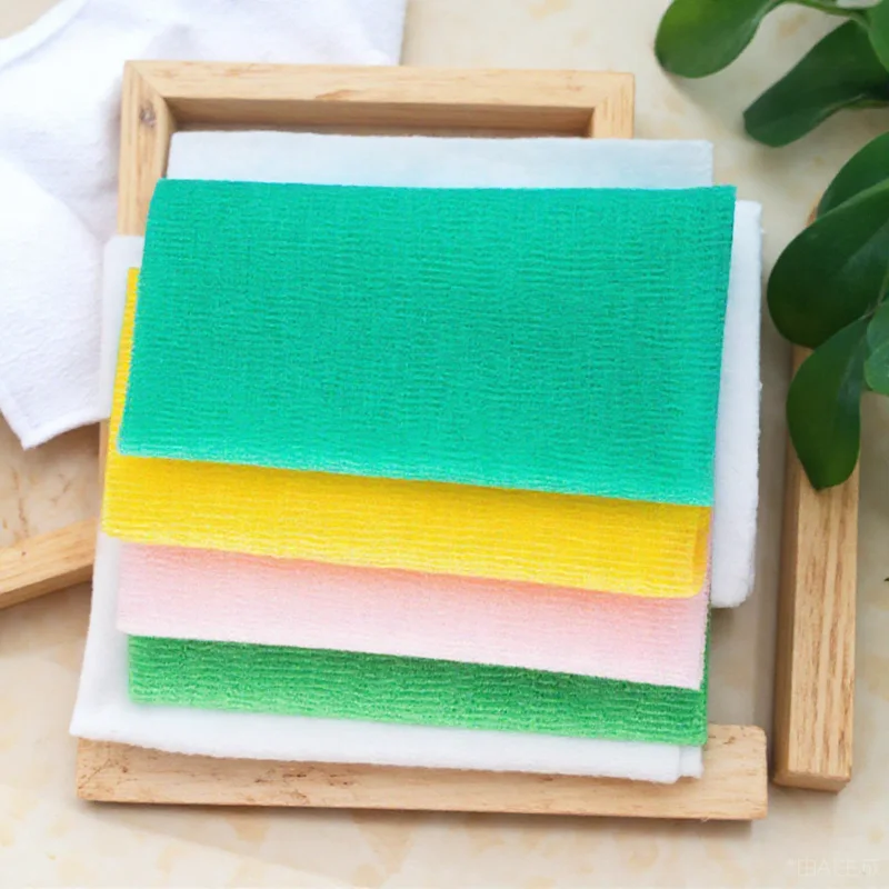 

4Pcs Exfoliating Bath Towel High Quality Nylon Fast Drying Portable for Home Gym Use Deep Cleanse Dead Skin Removal Washing Aid