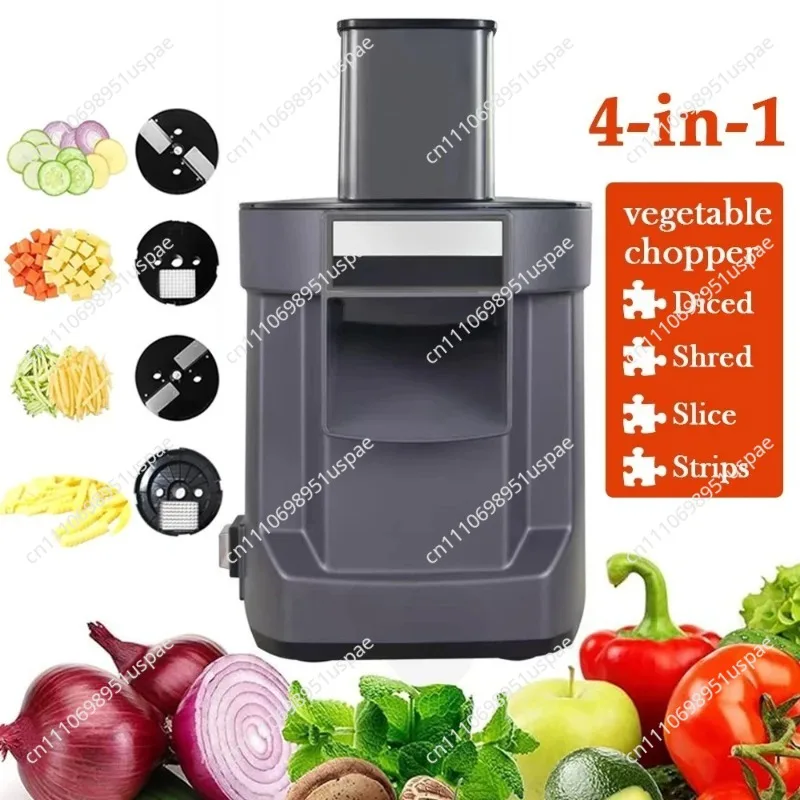 Vegetable Slicer, Carrot and Potato Slice Slicer, Kitchen Electric Four in One Multifunctional