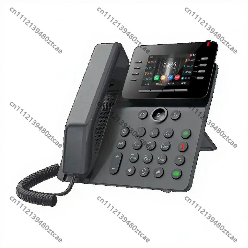 Business IP Phone 12 SIP Lines Desktop Office Telephone VoIP Communication Device