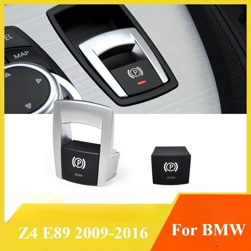 

For BMW Z4 E89 2009-2016 Center Console Electronic Parking Brake Switch Button P Key Cap Trim Cover Replacement Accessories