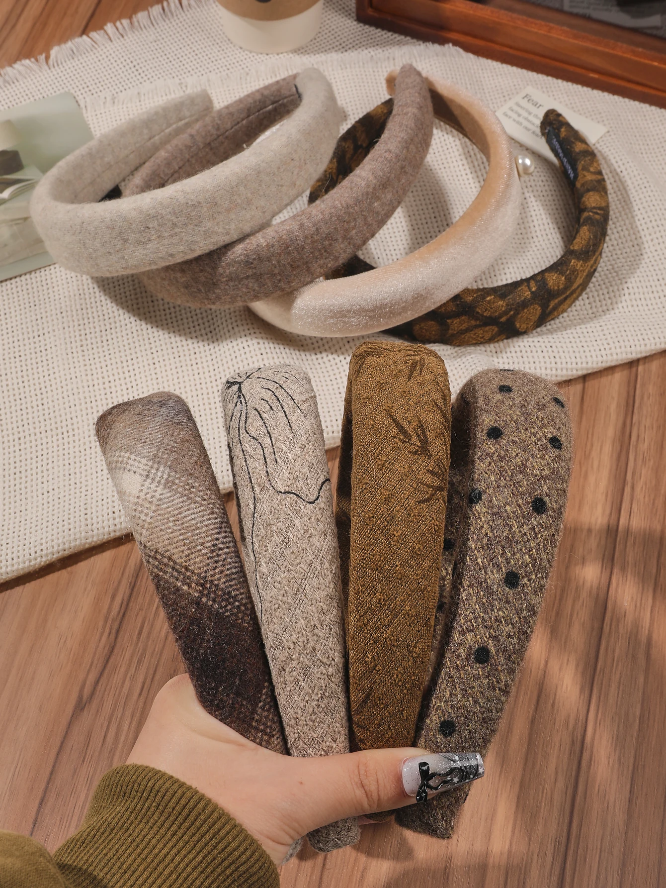 Autumn Winter New Coffee Headbands Multi style all-match Non Slip Hairband Fashion Hair Accessories Simple Hair Hoop for Women