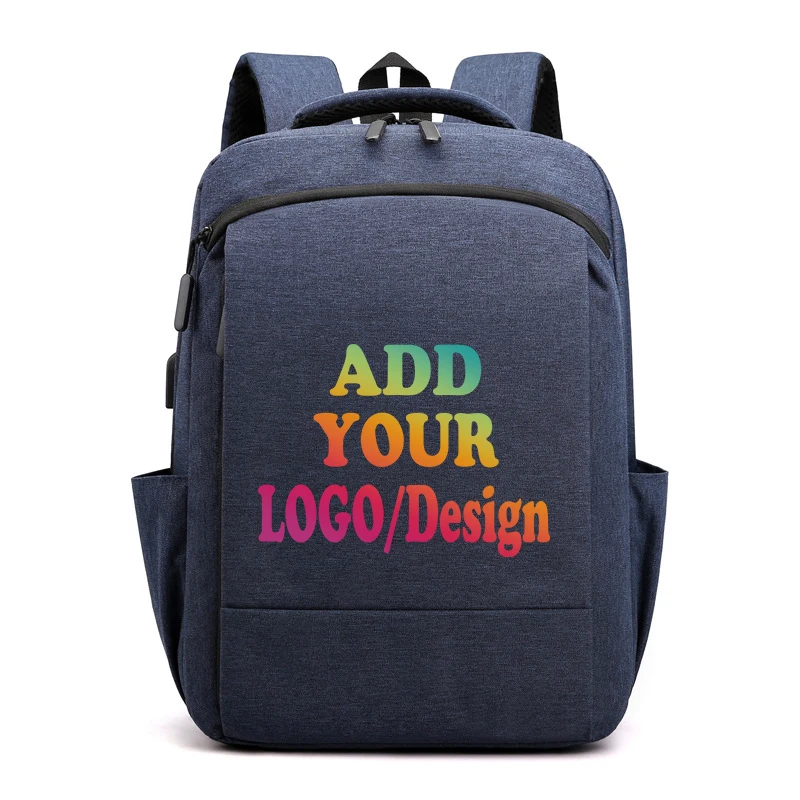 Custom Print Logo Fashion Backpack Casual Personalized Laptop Backpack Personalized Backpack Sports Travel Bag