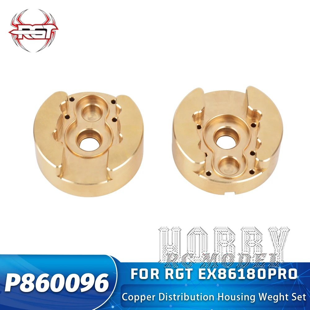 

RGT Parts Copper Distribution Housing Weght Set 146g P860096 for EX86180PRO 1/10 RC Model Car Crawler Accessories