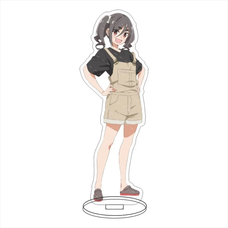 Anime Mono Girls Weekend Animation Acrylic  Keychain Figure Display Comic Products Ornaments Stand Model Plate Fans Gifts