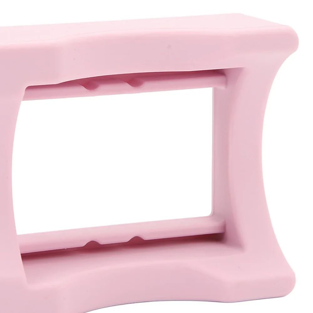 

2 шт. прочная силиконовая подставка для чашки, нескользящая встроенная прорезь, держатель для чашки, держатель для стакана, украшение для рукоделия