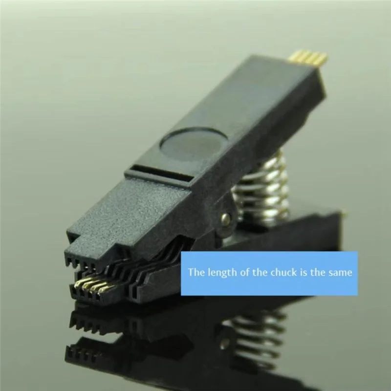 In-Circuit Programming Clip SOIC8 SOP8 Test For EEPROM 25CXX/24CXX/93CXX USB Programmer Support For TL866CS TL866A EZP2010