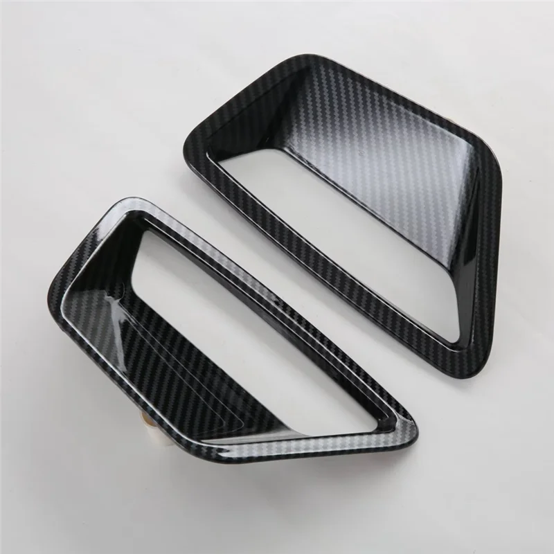 

For BMW 5 Series G60 2024 Rear Fog Light Cover Trim Decoration Exterior Accessories ABS Carbon Fiber Pattern